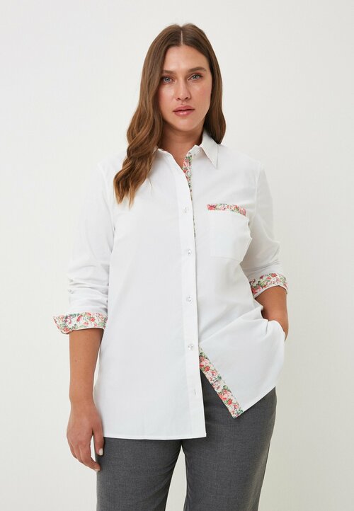 Блуза  Olsi, размер 48, белый
