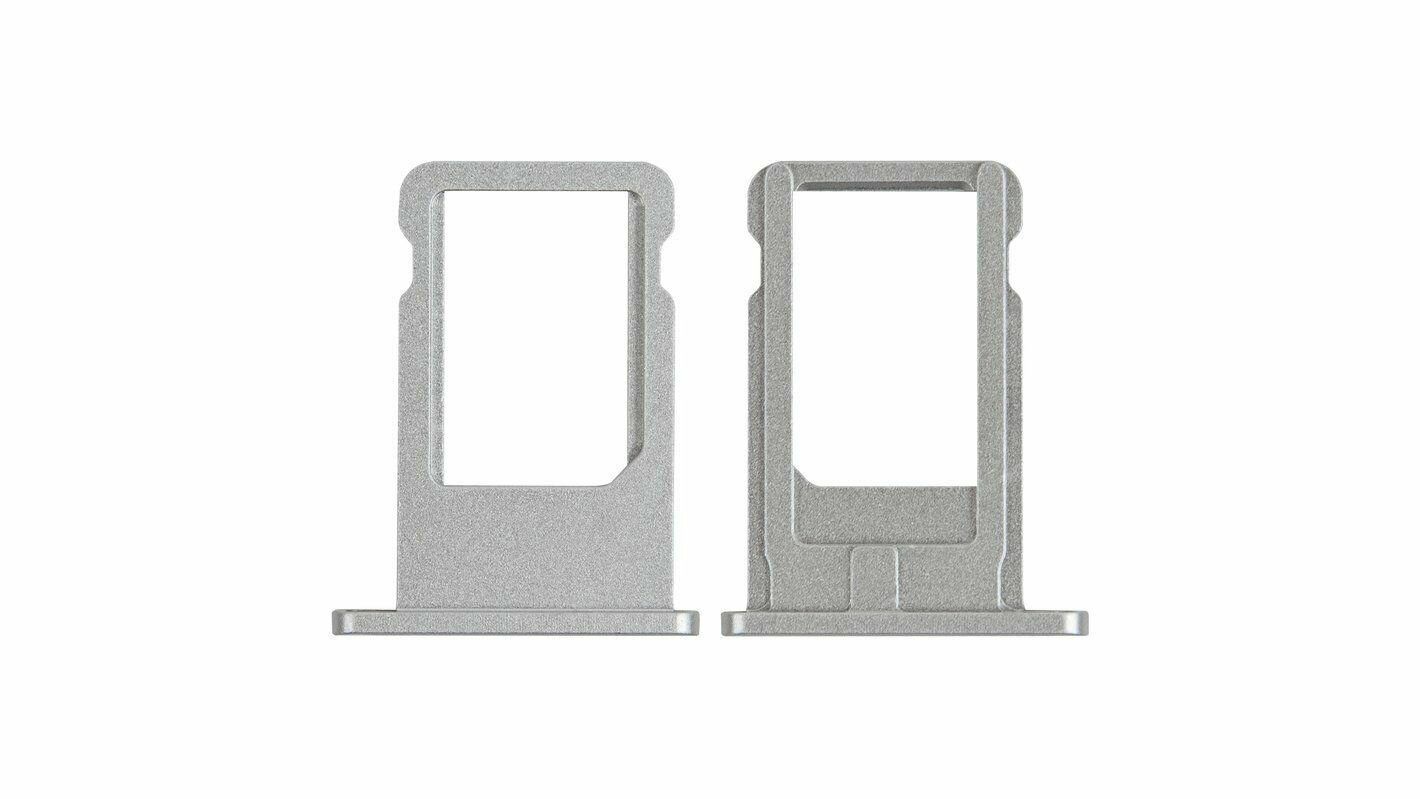 Держатель (лоток) SIM карты для Apple iPhone 6 серый — фото 2