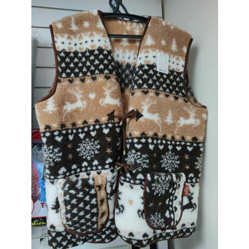 фото Жилет оретекс, размер 52-54, горчичный, коричневый