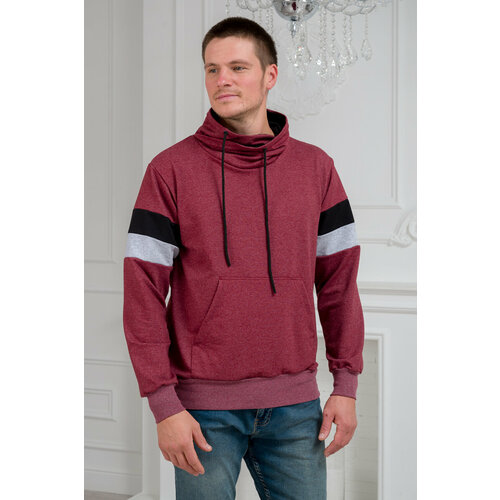 фото Толстовка амадэль, размер 50, бордовый