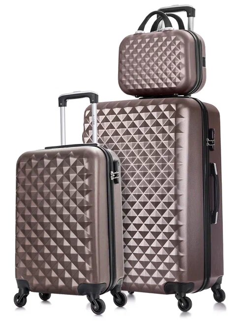 Комплект чемоданов L'case Phatthaya, 3 шт.