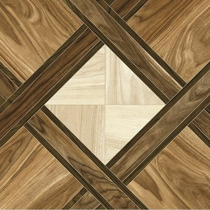 Аксима Дублин плитка напольная 400х400х9мм орех (10шт) (16 кв. м.) глазурованная