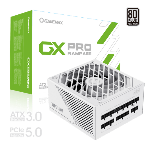 Блок питания ATX 1050W GameMax GX-1050 PRO White