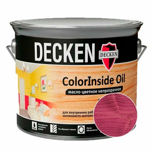 DECKEN Масло DECKEN Color Inside Oil Scandi Малина 2,5 л