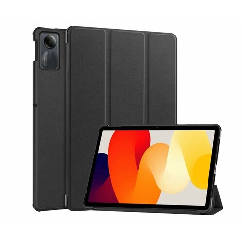 чехол с флипом для планшета xiaomi redmi pad se 11” df xiflip 100 black Защитный чехол для планшета Xiaomi Redmi Pad SE 11' дюймов 2023