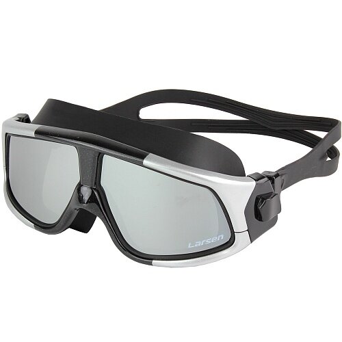 фото Очки плавательные Larsen G2101M серый/черный