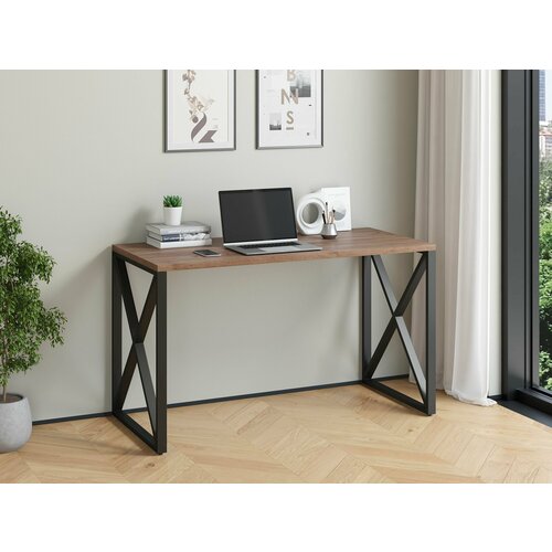 Стол письменный Айсберг Лофт 06 Черныйдуб крафт табак 6590₽