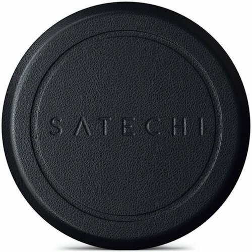 Магнитная накладка Satechi Magnetic Sticker для iPhone 11/12. Цвет: черный.