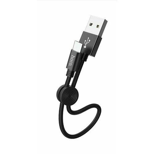 Кабель USB 2.0, Am/Type-C, hoco X35, черный, 0.25м кабель kramer usb a usb a c usb aa 3 м черный