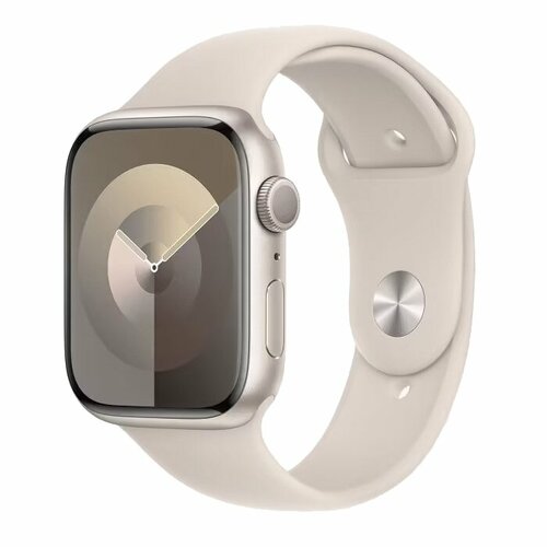 Смарт-часы Apple Watch Series 9 45mm GPS Aluminium SM Starlight Sport Band 4700000₽