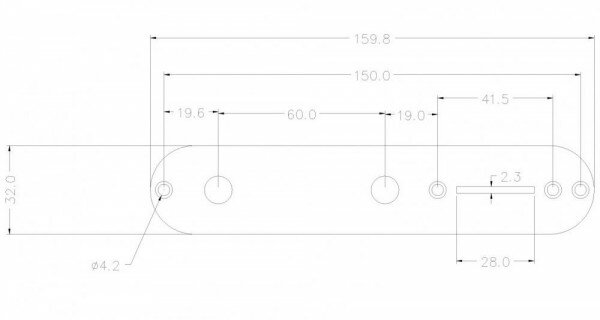 РARTS MX0686 панель для Fender Telecaster цвет черный