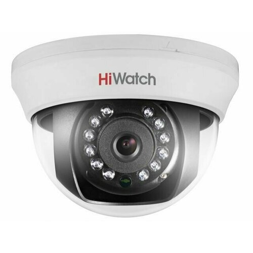Внутренняя купольная HD-TVI камера HiWatch Value DS-T591C 28 mm 332200₽