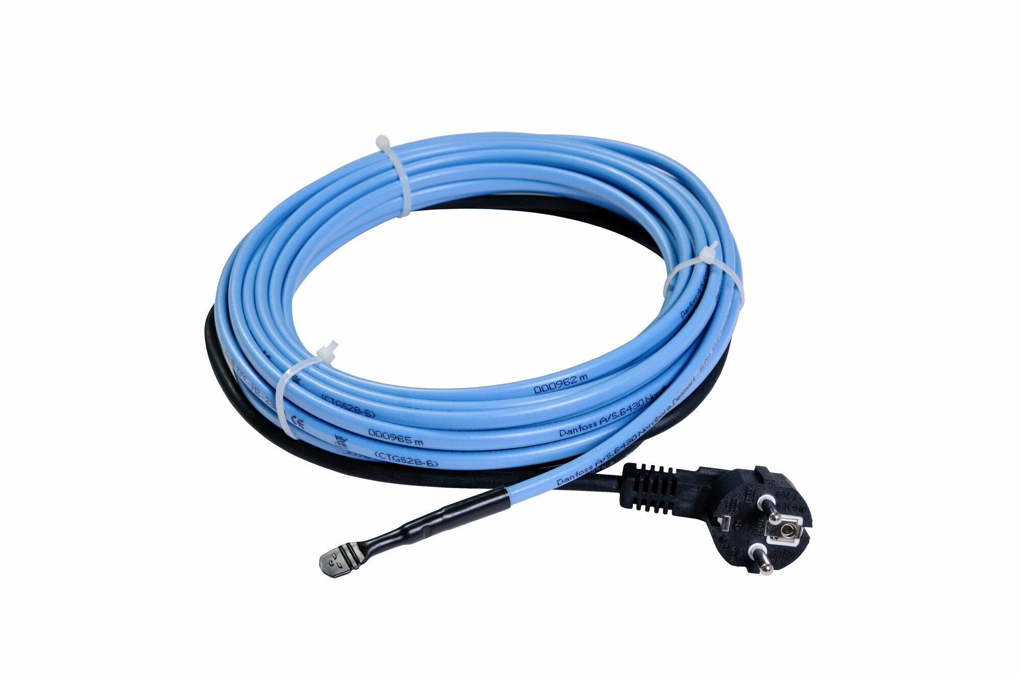 Нагревательный кабель DEVIpipeheat DPH-10 с вилкой 8 м 80 Вт при +10C - фотография № 5