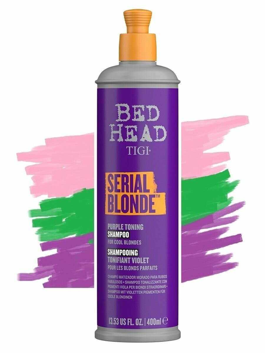 TIGI BH Serial Blonde Purple - Шампунь-корректор цвета 400 мл