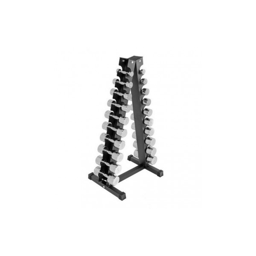 Комплект хромированных гантелей Fitex Pro FTX-4101 со стойкой 1-10кг 10 пар 79990₽