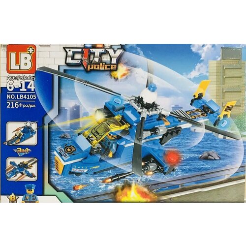 Конструктор Police city LB+4105/ (совместим с Конструктором Лего 'LEGO') Детали: 216 Фигурки: 1 конструктор police city lb 4105 совместим с конструктором лего lego детали 216 фигурки 1