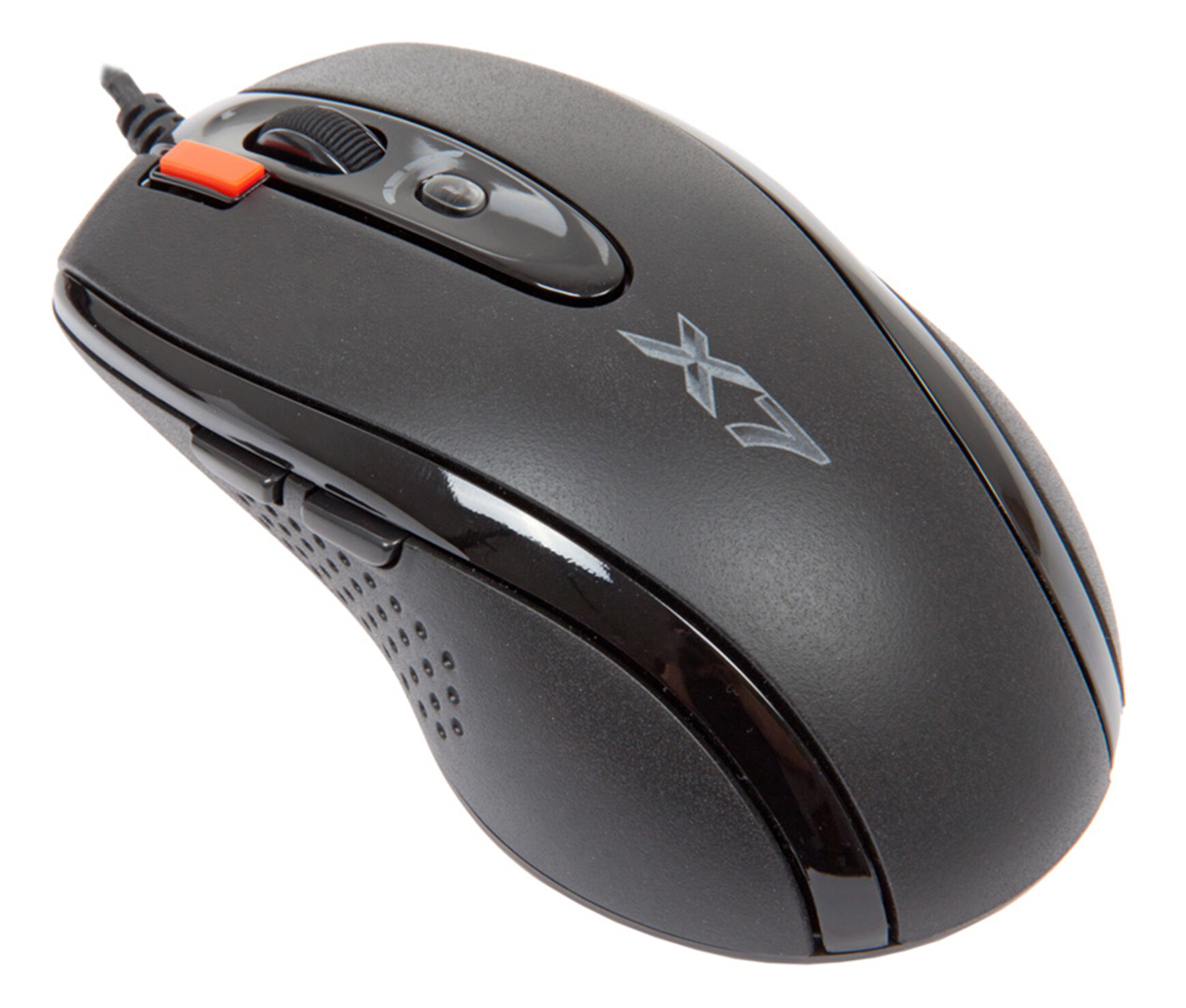 Мышь A4Tech X-710BK черный, оптическая, разрешение сенсора 2000dpi, проводная, длина провода 1.8м, кнопок: 7