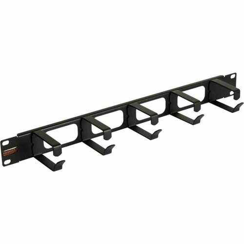 Органайзер NIKOMAX 19 1U кольца 60мм 2шт NMC-OK600H-1U-BK-2 3446₽