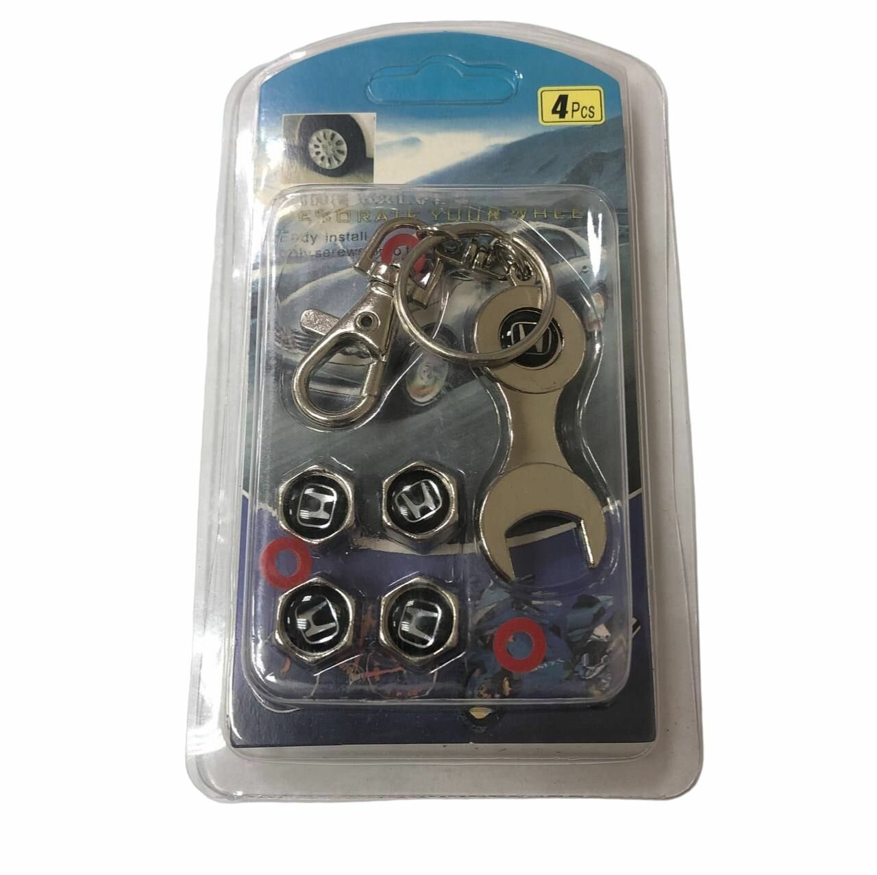 Колпачки на ниппель с ключом HONDA 4шт. — фото 1