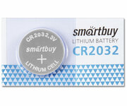 Батарейка CR2032 3V SmartBuy blister, 1 шт.