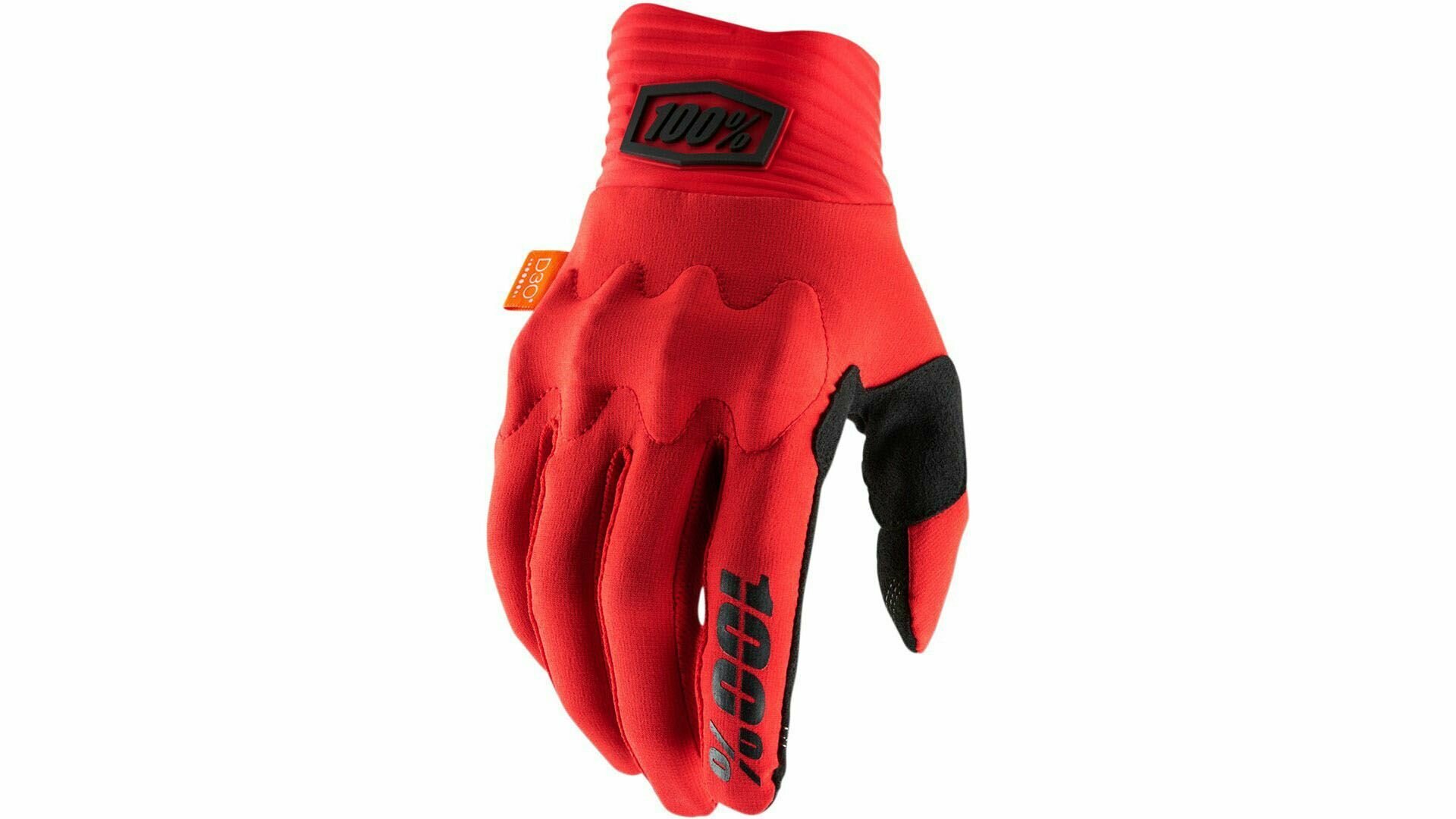 Мотоперчатки кроссовые 100% Cognito D3O Glove (Red/Black) L