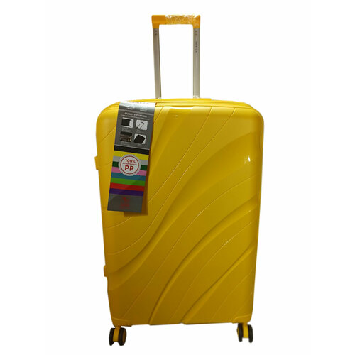 фото Чемодан impreza, 103 л, размер xl, желтый