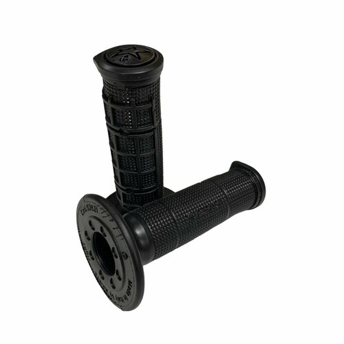 фото Ручка газа (грипсы 2шт) ariete half waffle black