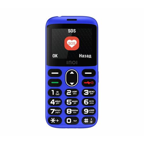 INOI 118B - BLUE. Товар уцененный мобильный телефон inoi 118b dual sim чёрный