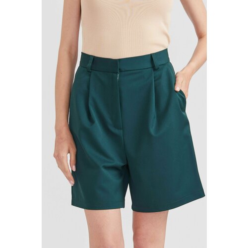 фото Шорты miss dol, с карманами, размер xs, зеленый