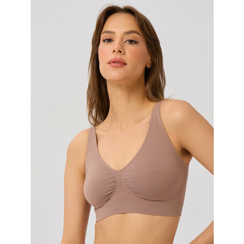 фото Топ intimidea reggiseno kita, размер 4-l/xl, latte