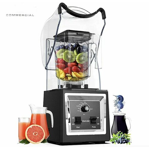 Профессиональный коммерческий стационарный блендер H-8001 черный 2990000₽