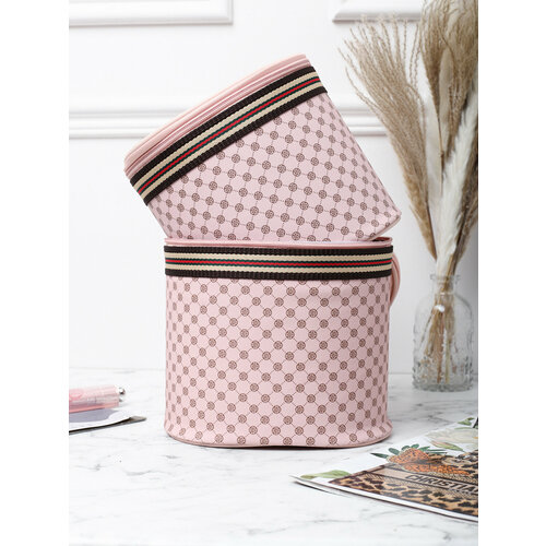 фото Комплект косметичек 14х18х20 см, розовый kk mua