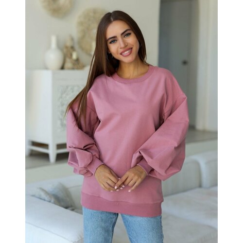 фото Свитшот, размер 46-48, розовый comfort hoodies