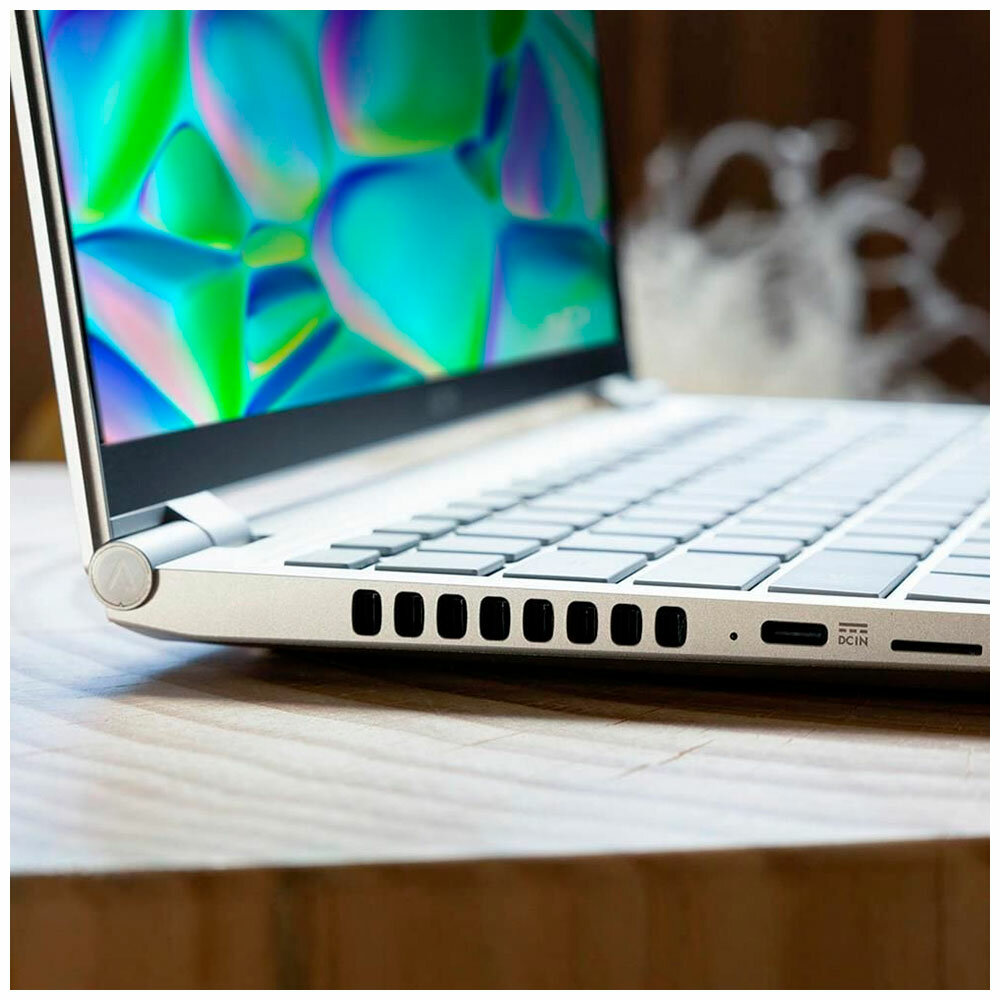 Ноутбук AERO 14 OLED Core i7-13700H/16Gb/SSD1Tb/RTX 4050 6Gb/14"/OLED/QHD+/90Hz/noOS/silver (BMF-72KZBB4SD) Gigabyte - фото №9