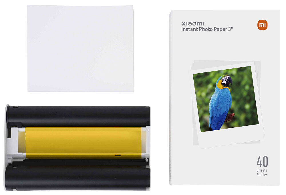 Принтер с термопечатью Xiaomi Mijia Photo Printer 1S цветн меньше A6