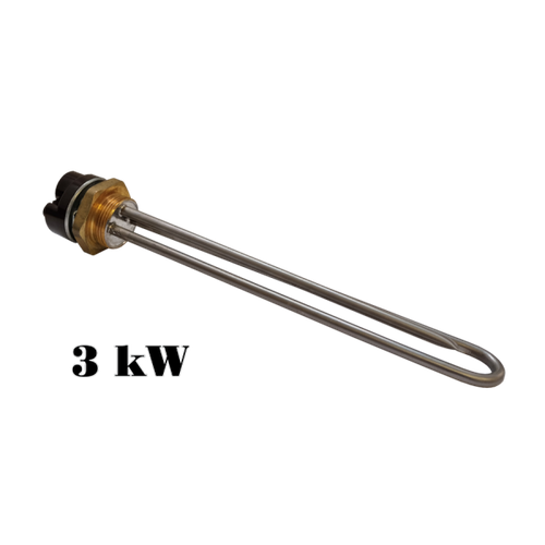 ТЭН для водонагревателей нержавейка с терморегулятором 15 А, 3 кВт, тип Ariston