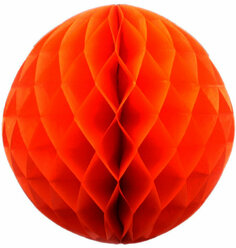 Бумажные шары Оранжевый, 30 см