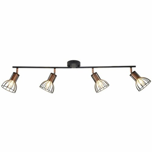 Светильник Бостон 4х60Вт Е14 черныймедь 3258₽
