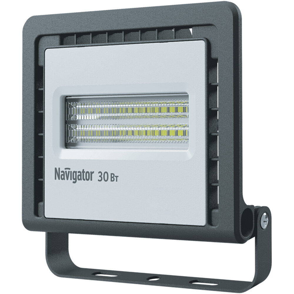 Светодиодный прожектор для улицы Navigator, 30Вт, 6500К, IP65