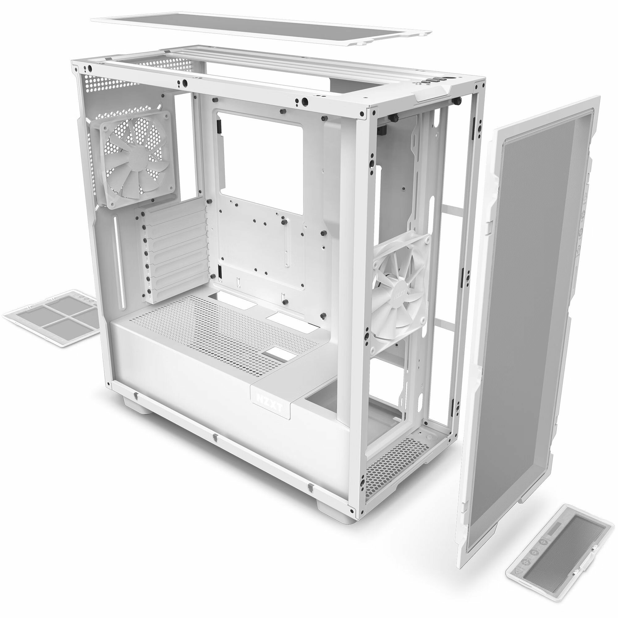 Компьютерный корпус NZXT H7 Flow белый — фото 7
