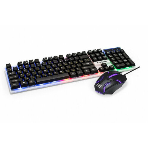 Клавиатура и мышь Exegate Professional Standard Combo MK140 серый