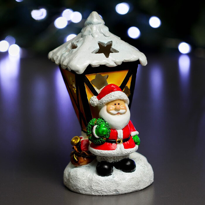 Фигурка декоративная с подсветкой "Дед Мороз"