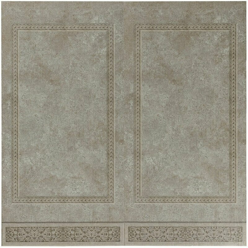 фото Виниловые панели Акватон Novita Stronghold SPC ПМО 23859 Бетон золотой 06С Узор греческий 1200х600х2,5 мм