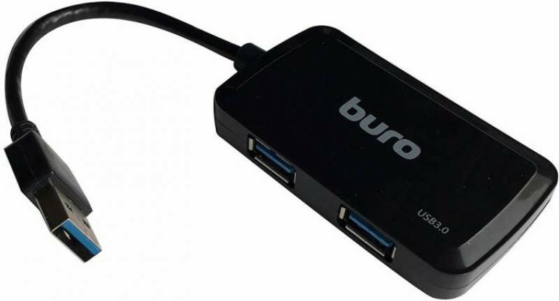 USB-концентратор Buro BU-HUB4-U30-S разъемов: 4