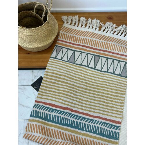 Льняная дорожка с кисточками 60/190 SEA HOME