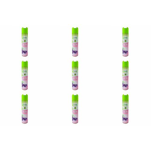 Gold Mint Освежитель воздуха Цветочный блюз, 300 мл, 9 шт