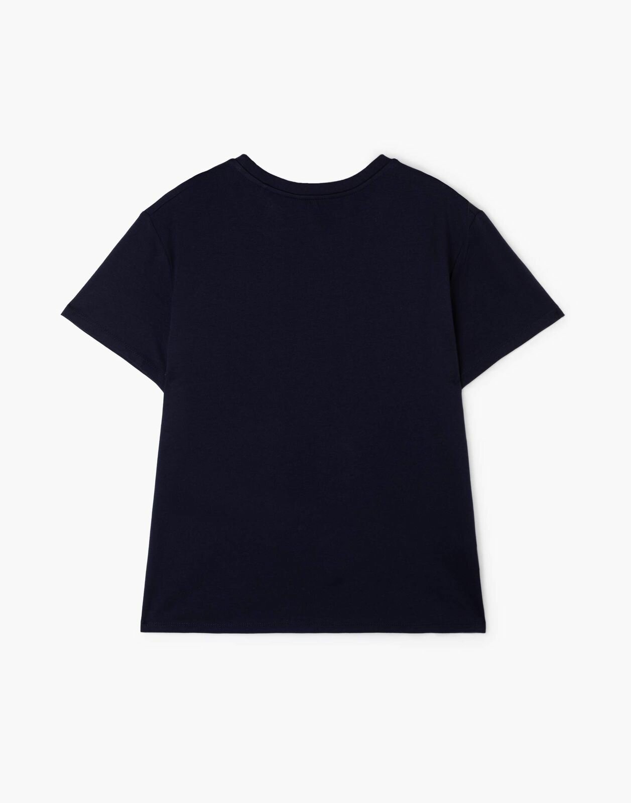 Пижамная футболка Gloria Jeans GSL001557 темно-синий женский M (44) - фотография № 1