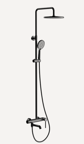 Изображение товара Душевая система Gappo G2406-6 тропический душ, черный, латунь