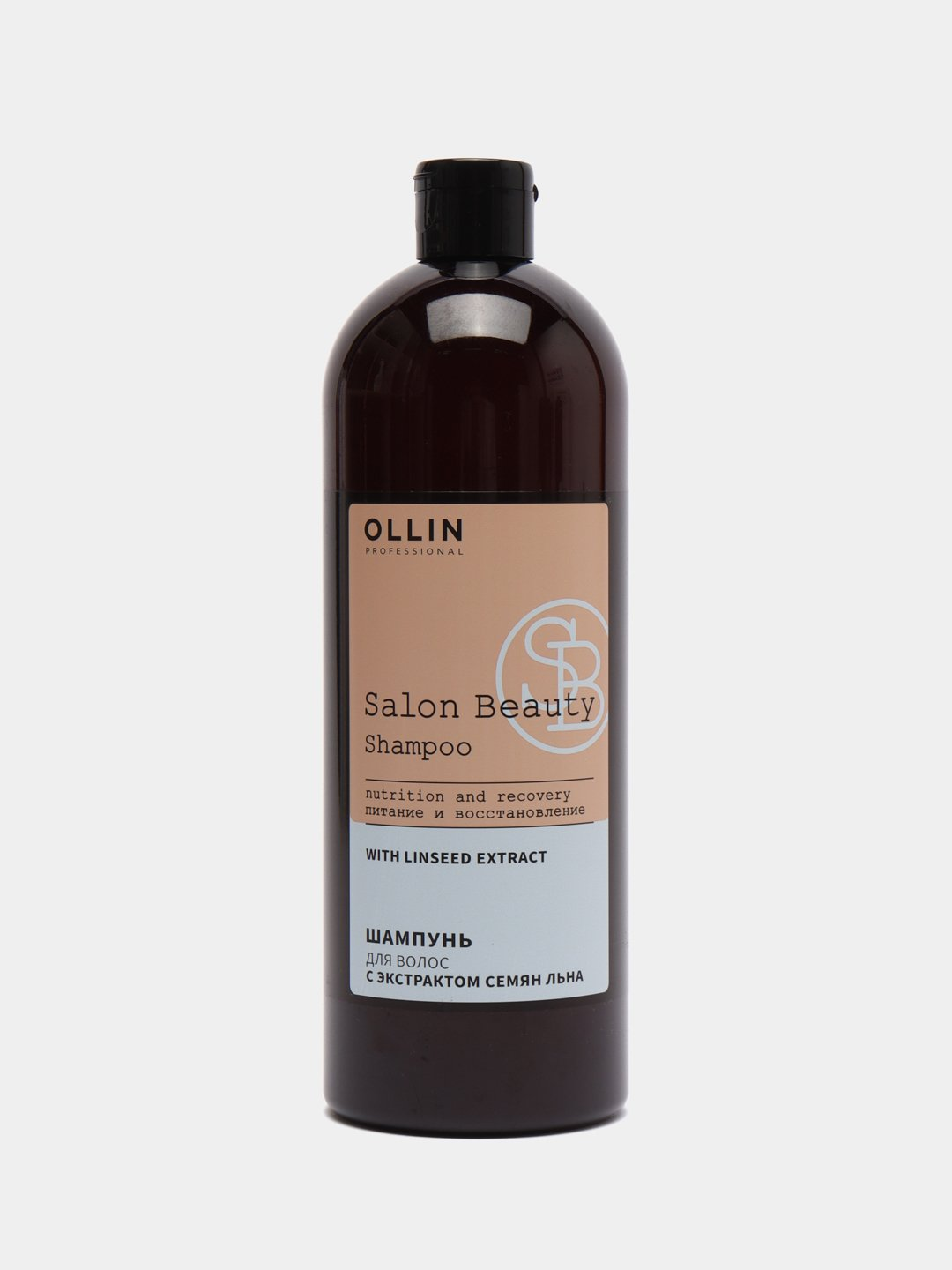 Шампунь для волос с экстрактом семян льна 1000 мл, Ollin Professional, Salon Beauty