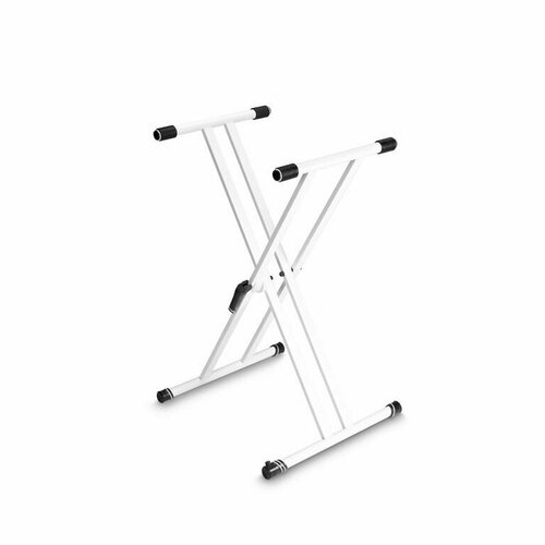 Gravity KSX 2 W - Белая стойка для клавишных инструментов X-образная с двойным каркасом